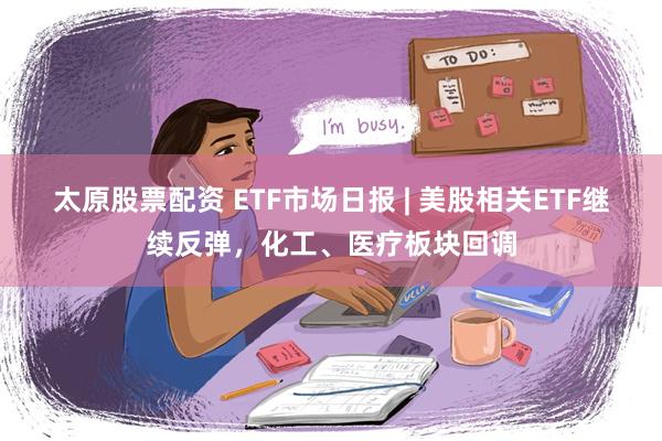 太原股票配资 ETF市场日报 | 美股相关ETF继续反弹，化工、医疗板块回调