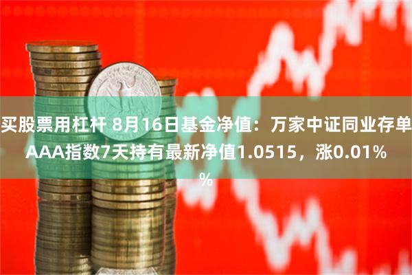 买股票用杠杆 8月16日基金净值：万家中证同业存单AAA指数7天持有最新净值1.0515，涨0.01%