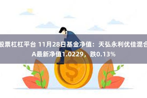 股票杠杠平台 11月28日基金净值：天弘永利优佳混合A最新净值1.0229，跌0.13%